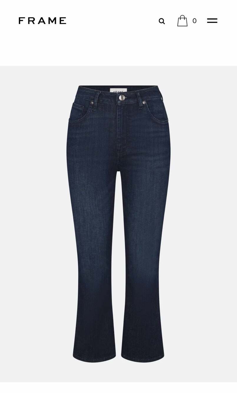FRAME Le Crop Mini Boot Jeans